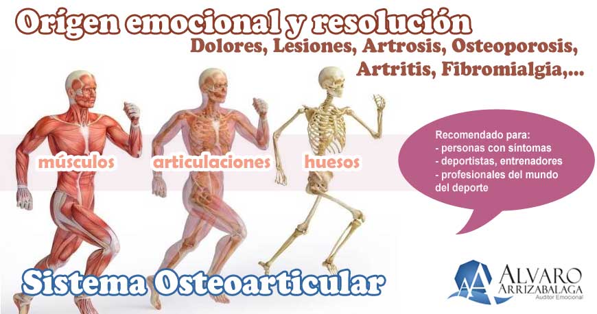 SIstema Osteoarticular. Origen Emocional de dolores, lesiones, ...